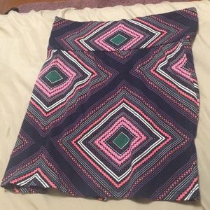 Multi colored mini skirt!